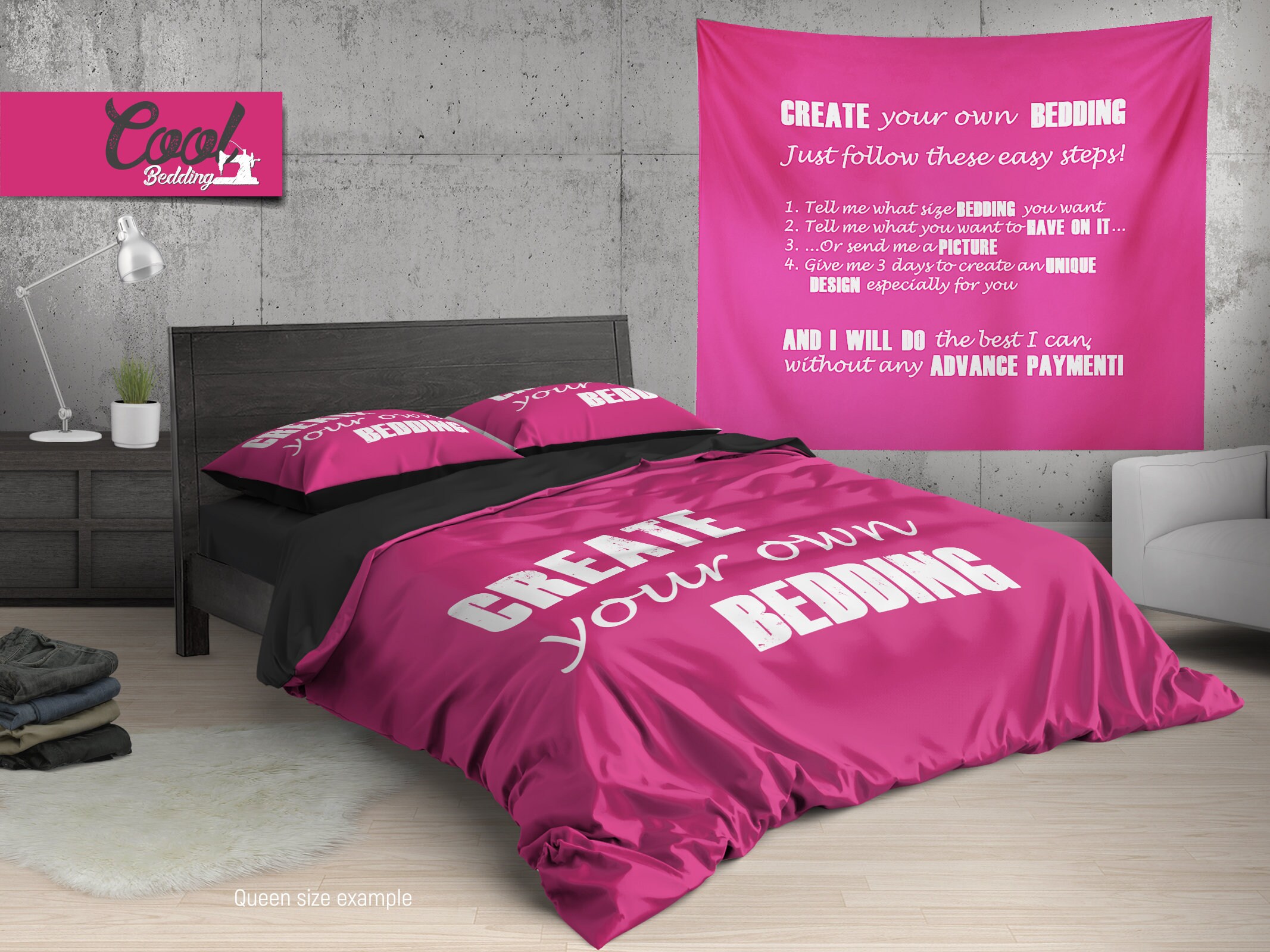 Custom Bedding Custom Duvet Cover Custom Comforter Etsy UK