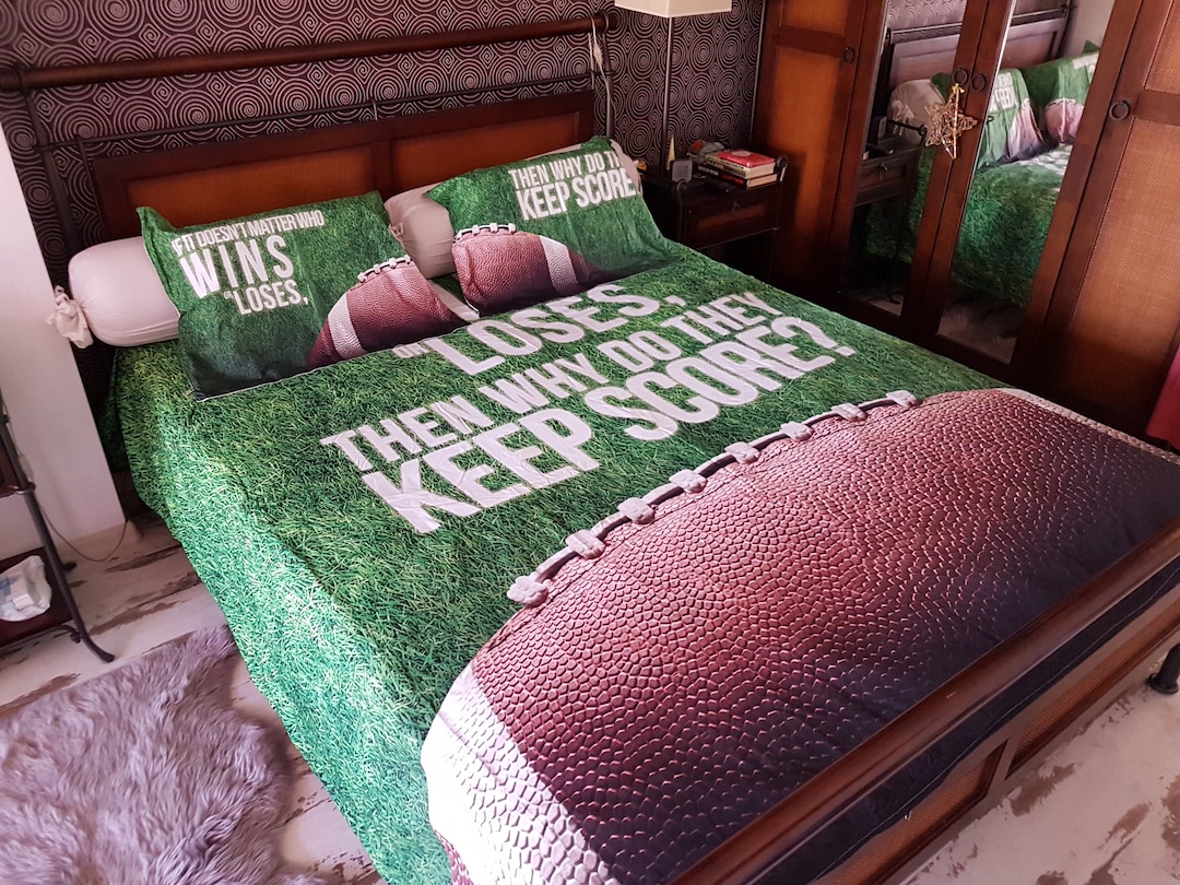 Football Bedding Set AFA Bedding American Football Duvet Etsy