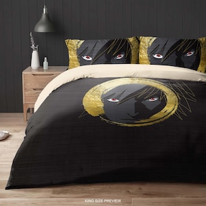 Japanese Manga Bedding Set: Anime Comics Duvet Cover