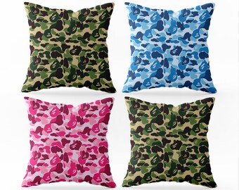 camo throw pillows