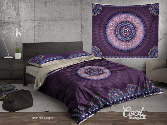Purple Patterned Sheets