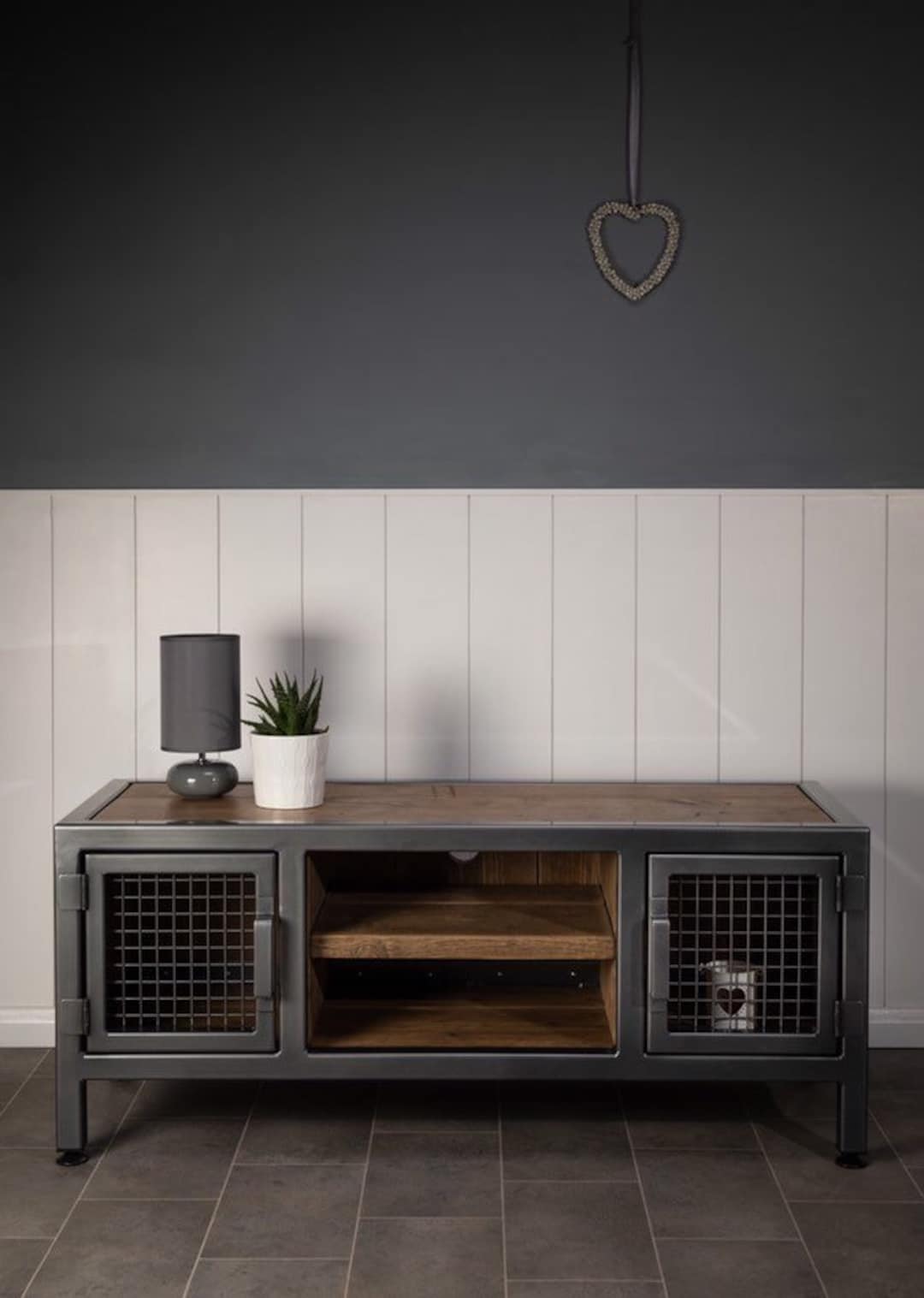 Grey industrial tv sale unit