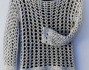 Crochet sweater summer time