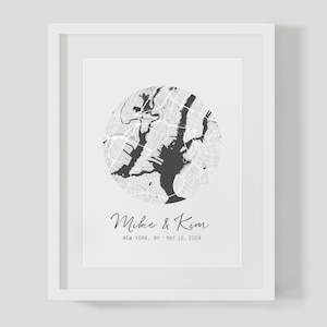 Map Wedding Guest Book  -  Map, city map, Night Sky Print, Wedding Gift for Couple, Wedding Anniversary Gift, Guest Book Poster, Wedding