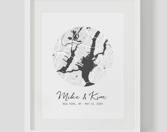 Custom Night Sky Wedding Guest Book Poster – Anniversary Keepsake