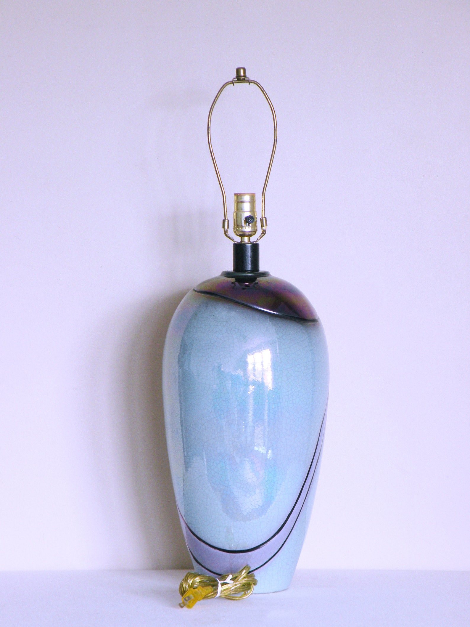 Vintage 80s MAITLAND SMITH Style Lamp Art Deco Inspired - Etsy