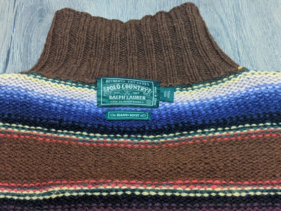 vintage 1990s Ralph Lauren 100% WOOL SOUTHWEST sw… - image 3