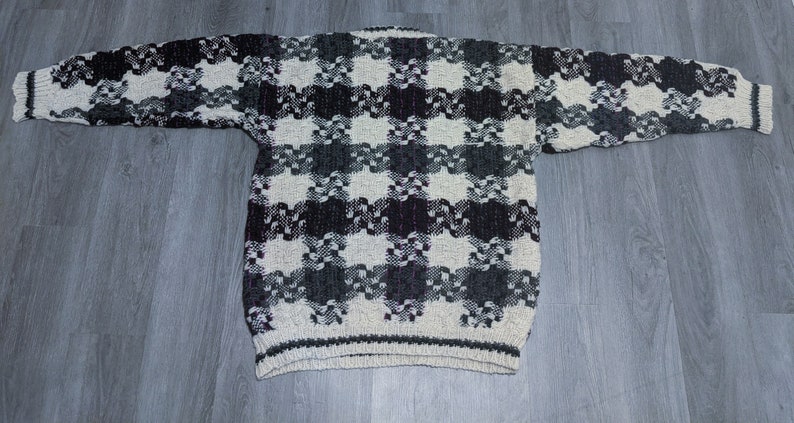 vintage 1990s 100% WOOL SOUTHWESTERN sweater image 3