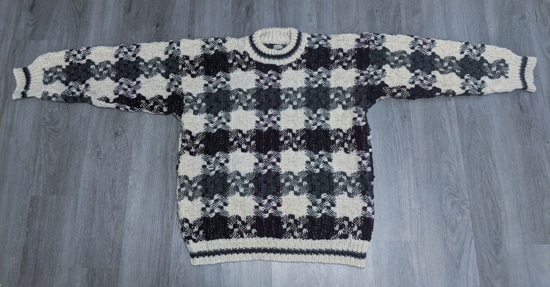 vintage 1990s 100% WOOL SOUTHWESTERN sweater image 1