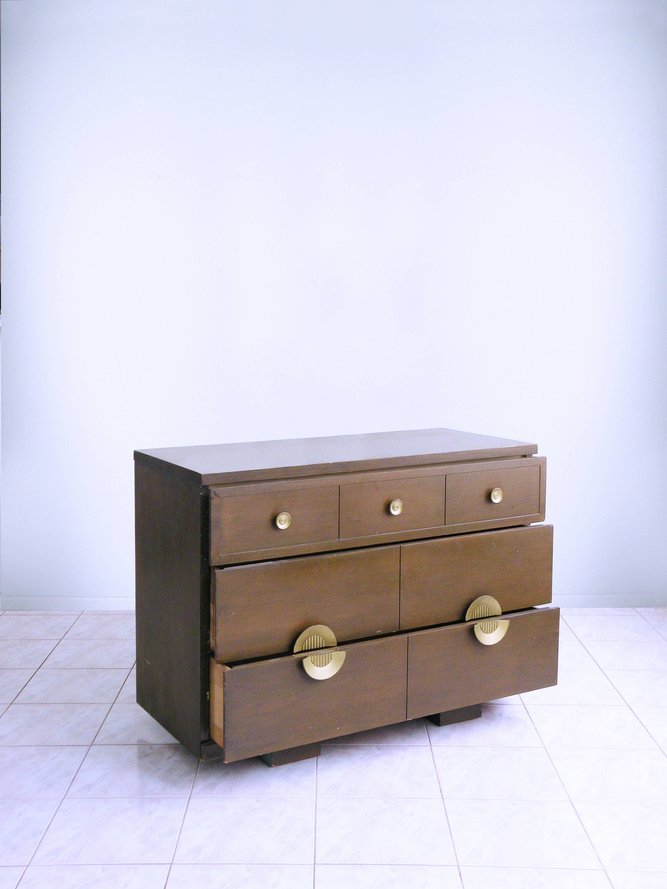 Cerused Oak Bachelor's Chest by Raymond Loewy for Mengel Art Deco Console Shipping Included Etsy