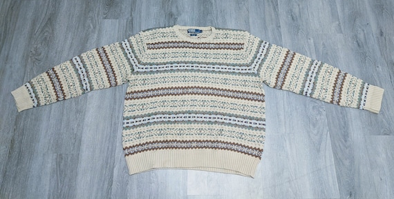 vintage POLO ralph Lauren FAIR ISLE sweater