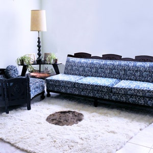 mid century ROCOCO sectional gothic mod hollywood regency french LOUIS XV baroque sofa couch