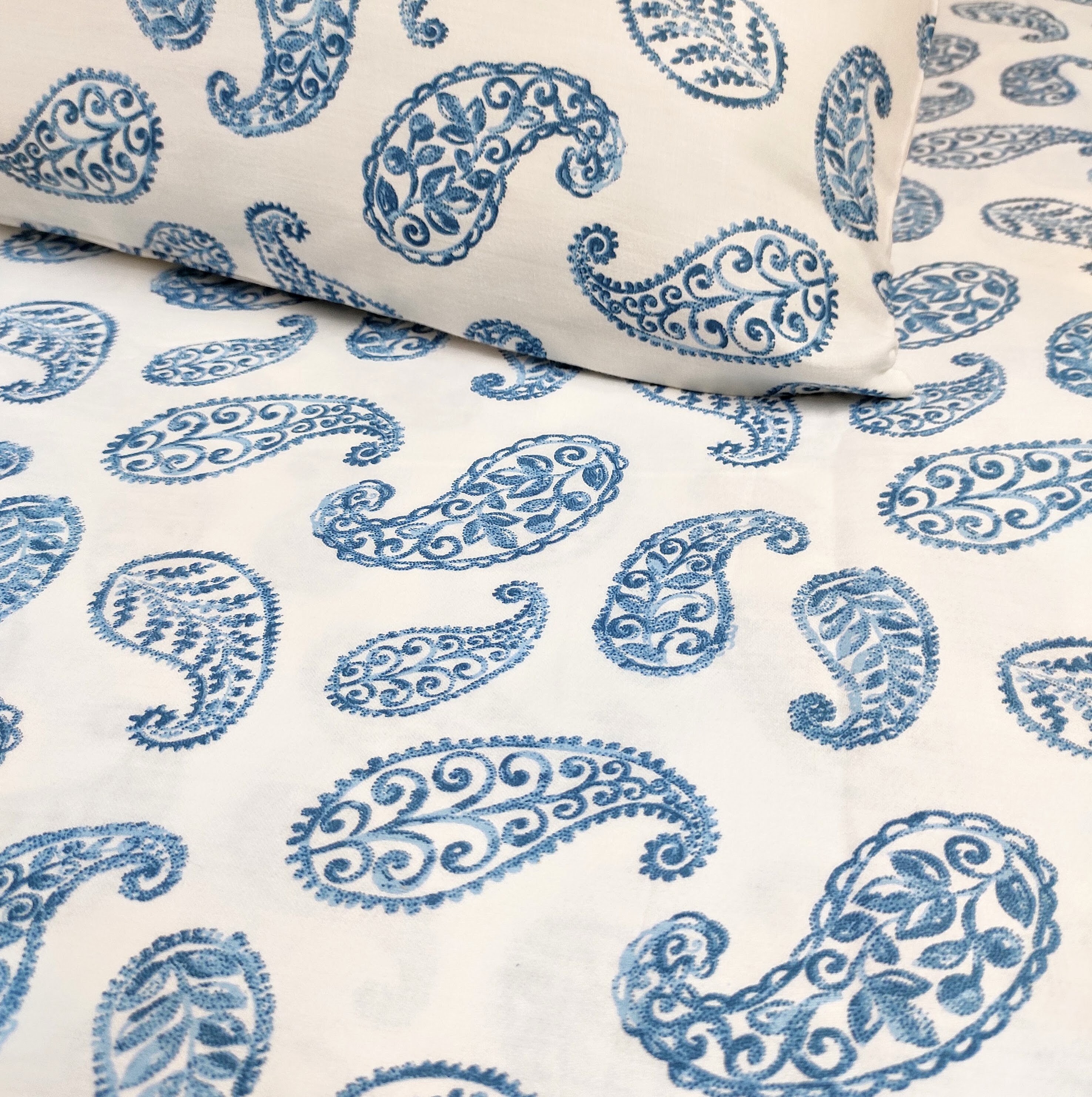Block print bed linen Soft cotton bedspread Bedsheet with Etsy