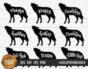 Download Mama Wolf Svg Etsy