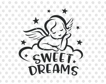 Download Baby angel svg | Etsy