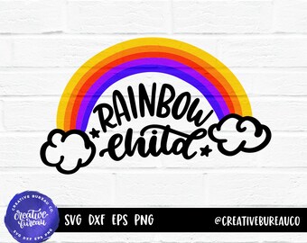 Download Rainbow Child Svg Etsy