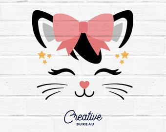 Download Cute cat svg | Etsy