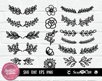 Download Floral Elements Svg Etsy