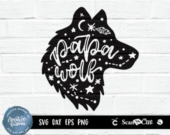 Download Wolf Family Svg Dxf Etsy