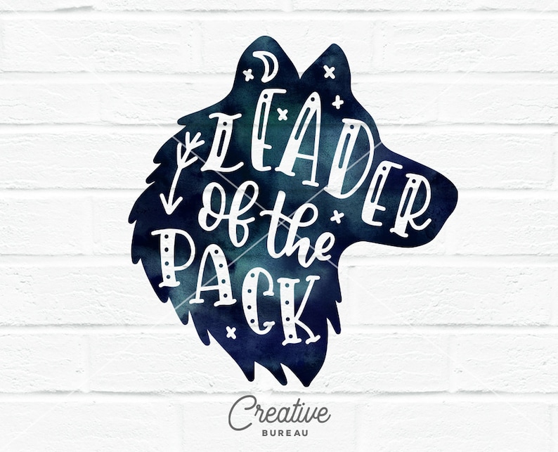 Download Leader Of The Pack SVG DXF Cutting File Wolf Svg Dxf Cut ...