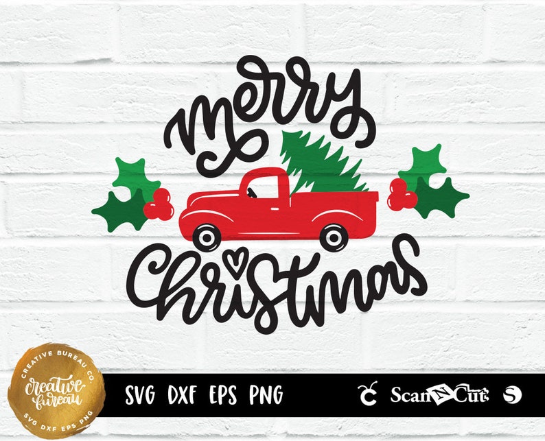 Free Free 109 Merry Christmas Truck Svg Free SVG PNG EPS DXF File