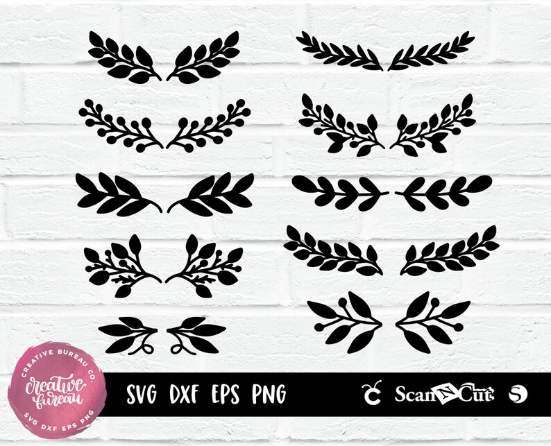 Download Dividers SVG DXF Cut File Leaves Dividers Svg Dxf Cut File ...