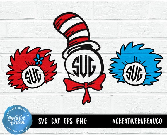 Download Thing Svg Dxf Cut File Monogram Frame Svg Cut File Cat Hat Etsy 3D SVG Files Ideas | SVG, Paper Crafts, SVG File