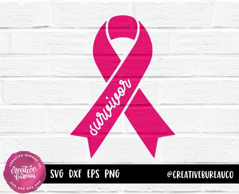 Awareness Ribbon SVG DXF Cut File Cancer Survivor Svg Dxf Cut Etsy