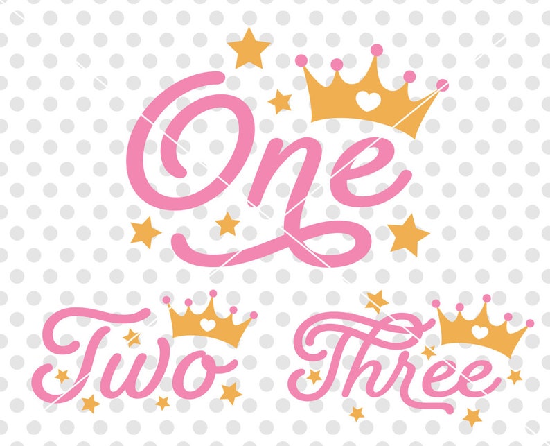 Download Birthday Princess SVG Cutting File Birthday Numbers Svg | Etsy