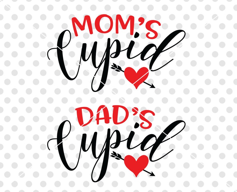 Download Mom's Cupid SVG DXF Cutting File Valentine's Day Baby | Etsy