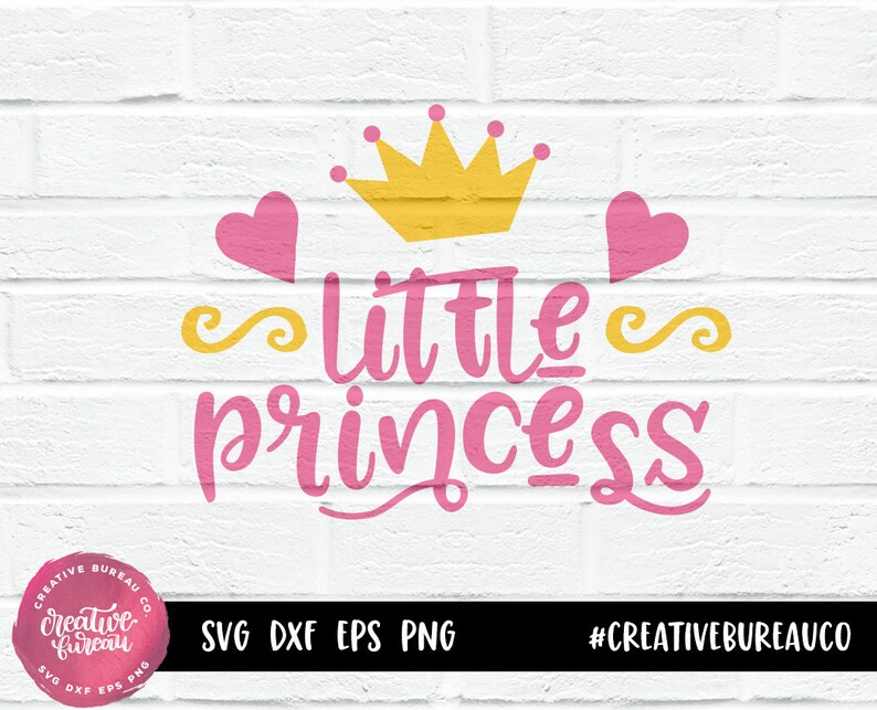 Download Little Princess SVG DXF Cutting File Baby Girl SVG Dxf Cut ...