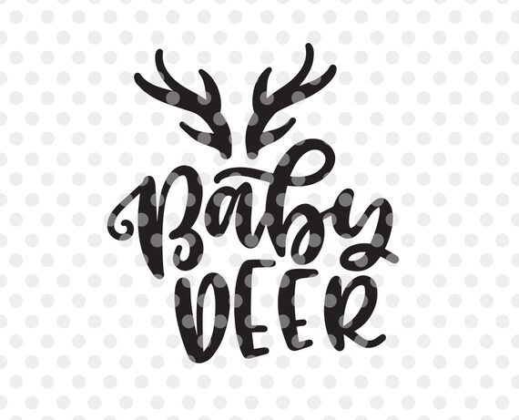 Baby Deer Svg Dxf Cutting File Forest Svg Cutting File Baby Etsy