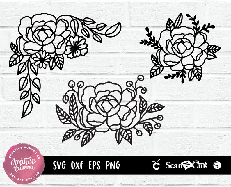 Download Flowers Svg Dxf Cut File Floral Border Svg Floral Svg Files Flower Corner Svg Floral Corner Svg Floral Cut File Floral Corner Svg Craft Supplies Tools Materials Vadel Com