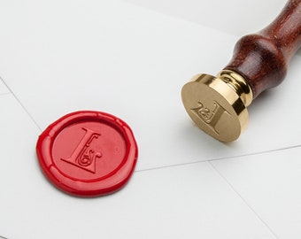 Stamp 1 LETTER WAX ALPHABET #personalized seal #wedding #initials #envelopes # guests # party memories # seal for sealing wax # stamps