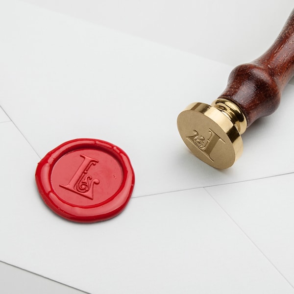 Stamp 1 LETTER WAX ALPHABET #personalized seal #wedding #initials #envelopes # guests # party memories # seal for sealing wax # stamps