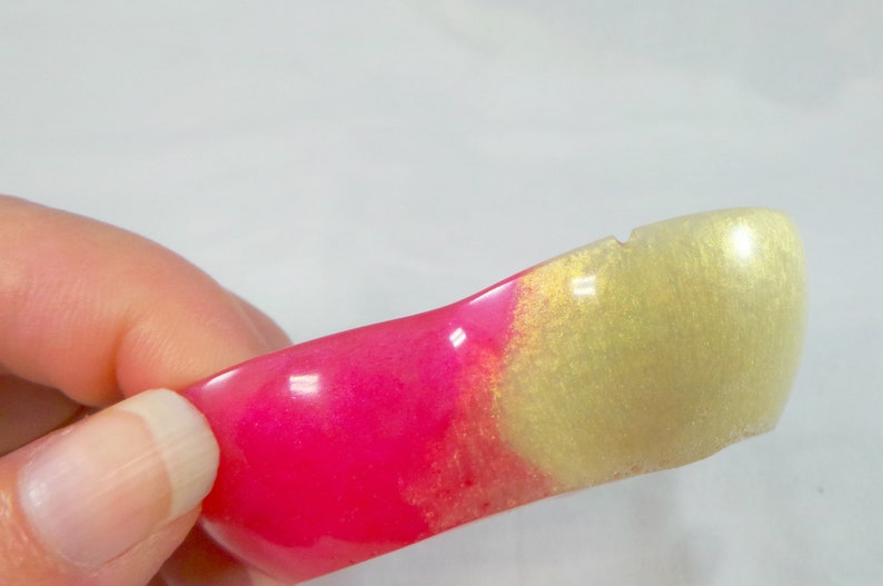 pink heart resin heart ring dish heart dish Pink and gold heart shaped trinket dish jewelry dish heart bowl trinket bowl gift for her