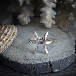 Pisces ring, zodiac symbols rings, astronomy sign, Signs of the zodiac, horoscope ring, fish ring
