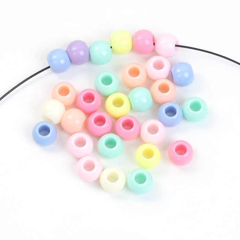100 Mixed jewelry infill beads for Charm Bracelet