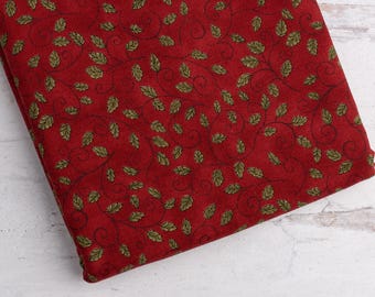 Ramo de la Cosecha de Deb Strain para Moda Fabrics - Tela por media yarda - 100 % algodón - Hojas y espirales - Agotado - 19171