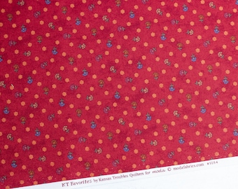 Tela de algodón acolchada con diseño floral de Kansas Troubles - Moda, corte de 1 yarda