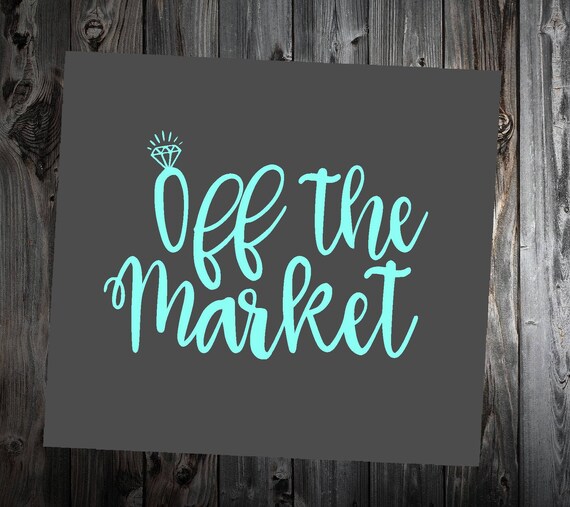 Items similar to Vinyl Decal Off the Market wall decal car decal on Etsy