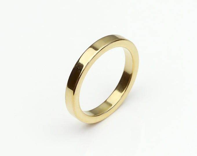 5 Pcs Gold Plated Ring Blanks Stamping Band Ring Stamping Etsy