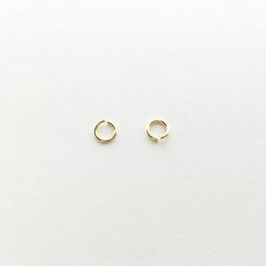 10g(Approx. 250ea) GOLD Plated O Shaped Jump Rings - 10GJO-G
