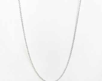 DAINTY SILVER necklace chain, Jewelry Supply, Craft Supplies, Mignon and Mignon Supply CHND-S