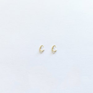 10g(Approx.250ea) GOLD Plated C Shaped Jump Rings - 10GJC-G