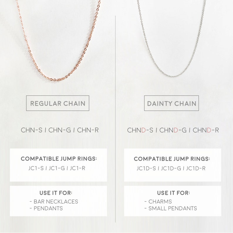 Necklace Chain Jewelry Supply Craft Supplies Mignon and Etsy