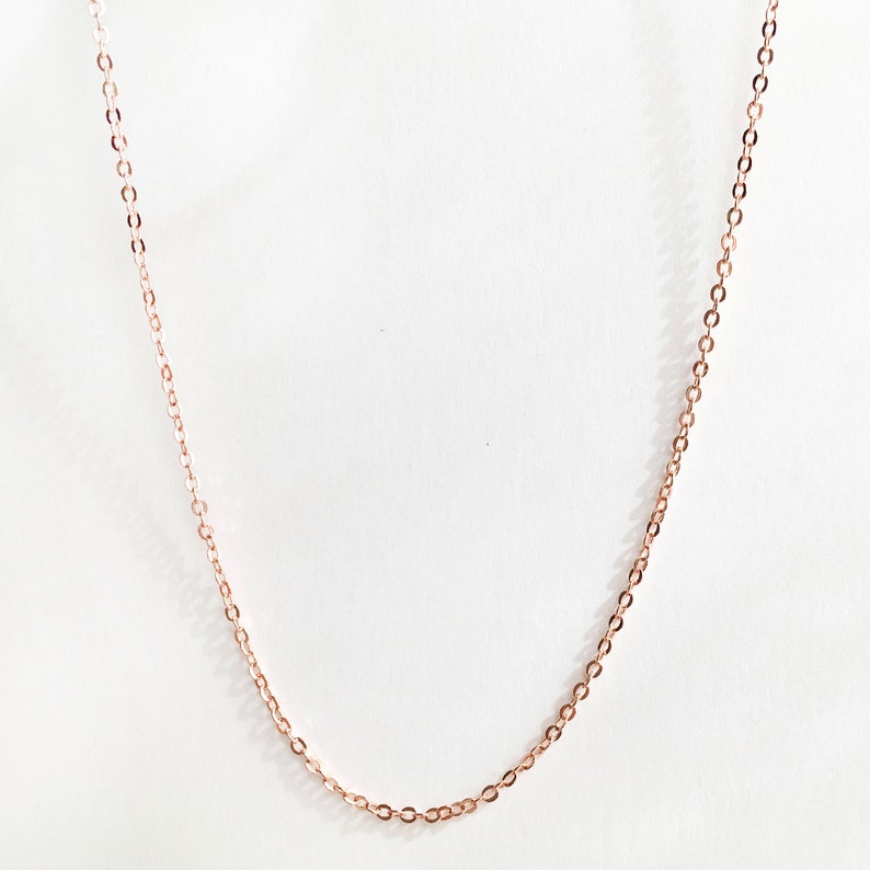 10 pcs ROSE GOLD necklace chain, Jewelry Supply, Craft Supplies, Mignon and Mignon Supply 10PCHN-R image 5