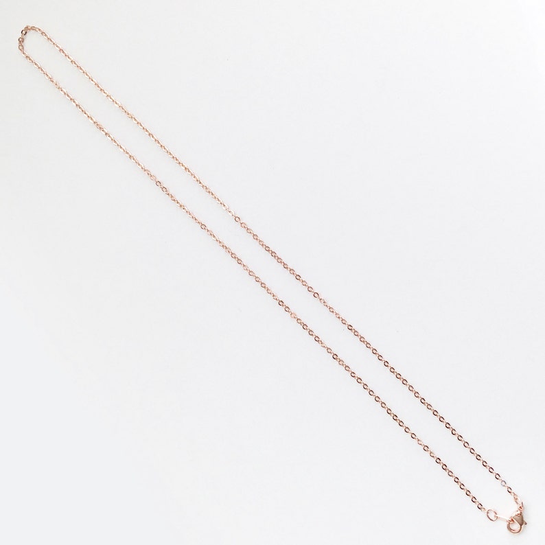10 pcs ROSE GOLD necklace chain, Jewelry Supply, Craft Supplies, Mignon and Mignon Supply 10PCHN-R image 3