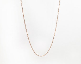 DAINTY ROSEGOLD necklace chain, Jewelry Supply, Craft Supplies, Mignon and Mignon Supply CHND-R