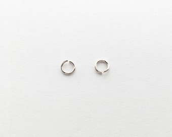 10g(Approx. 250ea) SILVER Plated O Shaped Jump Rings - 10GJO-S